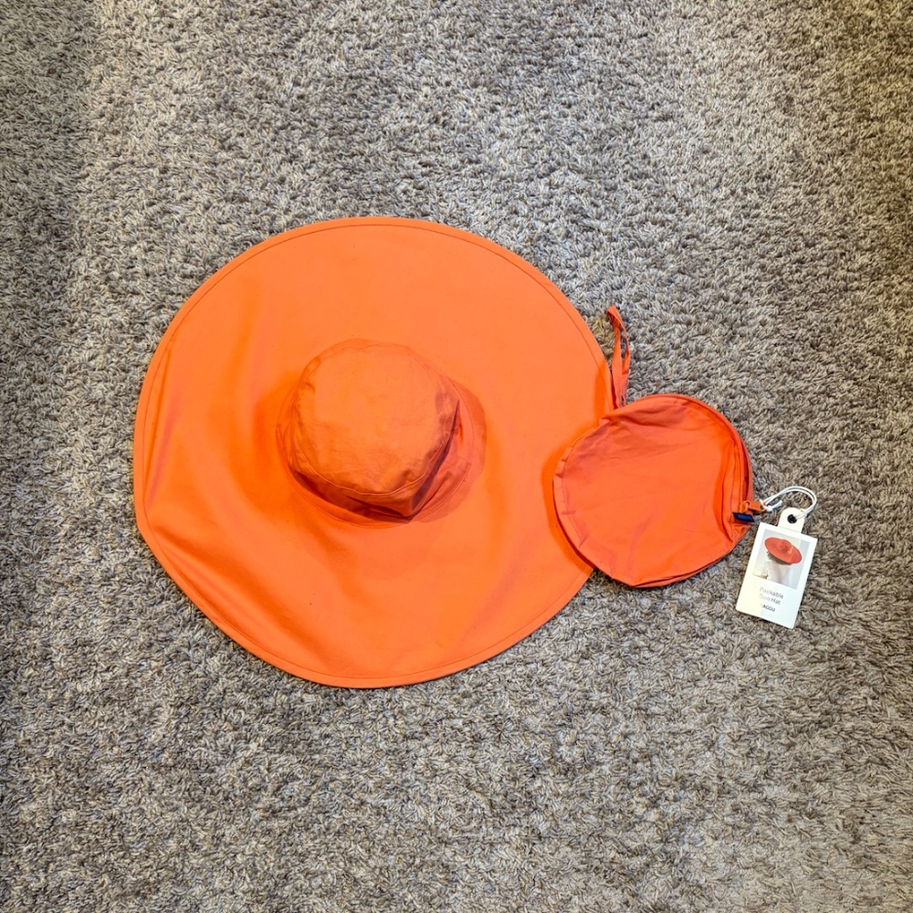 BAGGU Packable Sun Hat - Orange